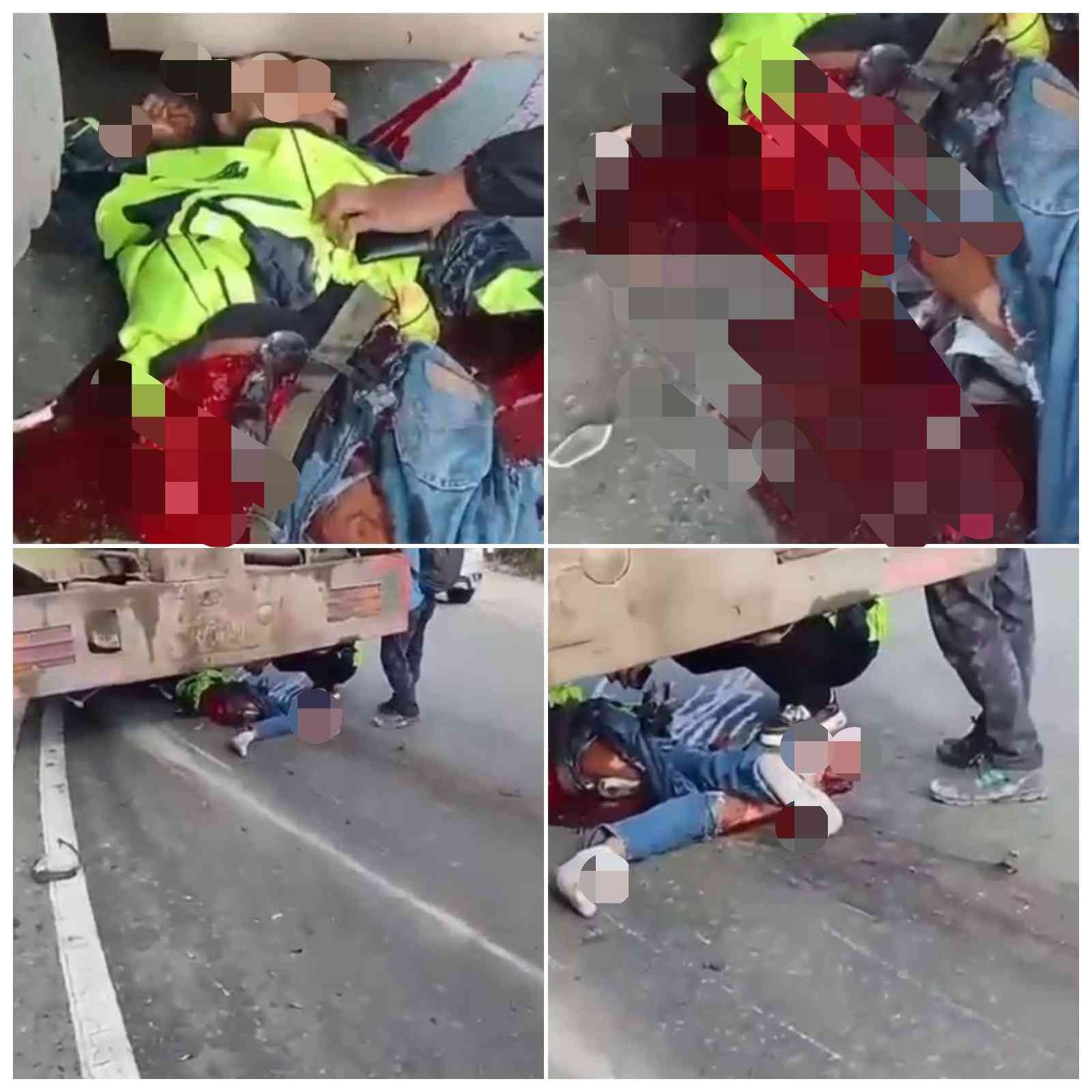 Kecelakaan Maut di Kelay, Pengendara Roda Dua Meninggal Dunia di Lokasi Usai Menghantam Buritan  Damtruk.