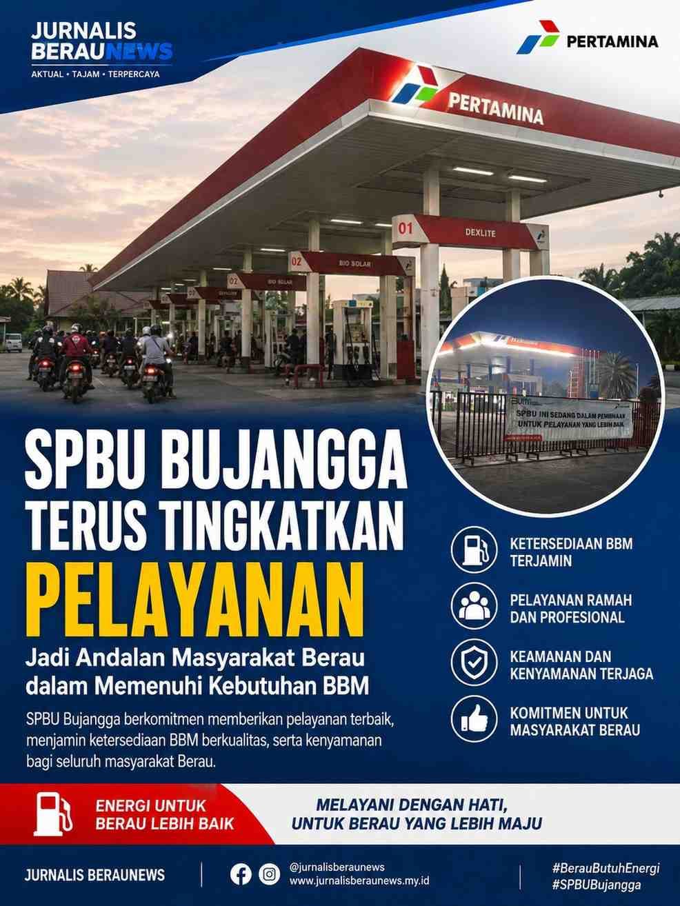 SPBU Bujangga Terus Tingkatkan Pelayanan, Jadi Andalan Masyarakat Berau dalam Memenuhi Kebutuhan BBM